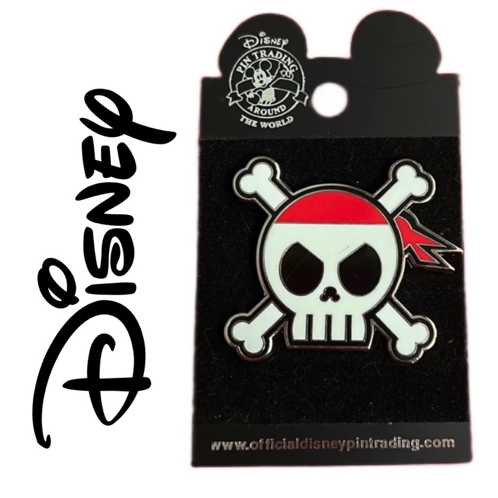 Walt Disney World Pirates‎ of the Caribbean Trading Pin Skull Mickey Mouse